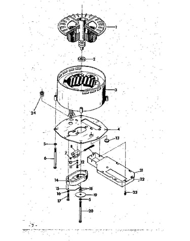 Rotor and fan assembly
