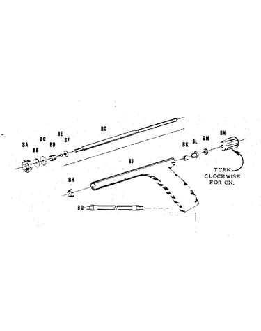 Da801 pistol grip spray gun