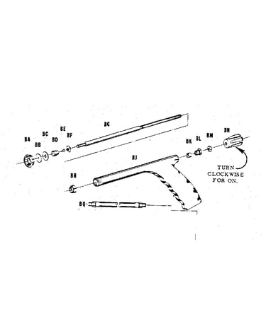 Da801 pistol grip spray gun