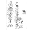 Kenmore 663833800 replacement parts diagram