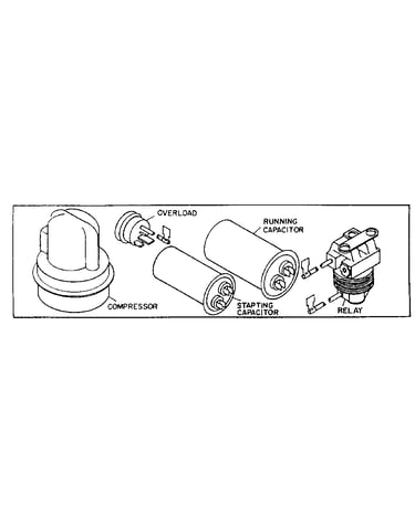 Compressor and related electrical components