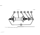 Sears 50246770 front hub parts diagram
