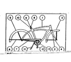 Sears 50246770 frame assembly diagram