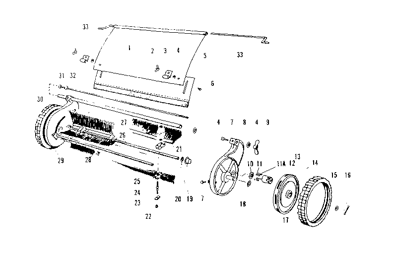 Sweeper unit assembly