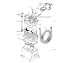 Craftsman 10217316 inlet filter silencer, cylinder & intercooler assy detail diagram