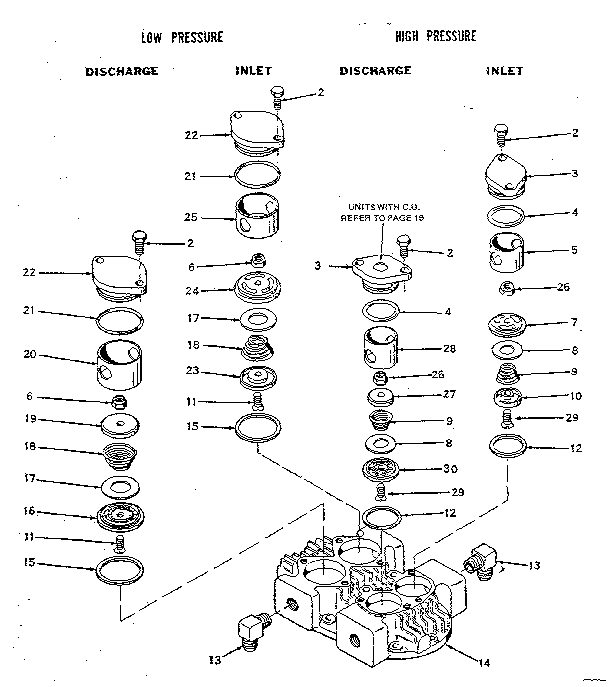 Cylinder head assembly detail