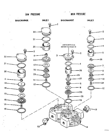 Cylinder head assembly detail