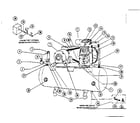 Craftsman 10217316 5 h.p. 2 stage 2 cylinder air compressors diagram
