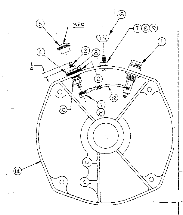 Rear bearing carrier assy.