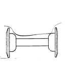 Hub shell (less axle set)