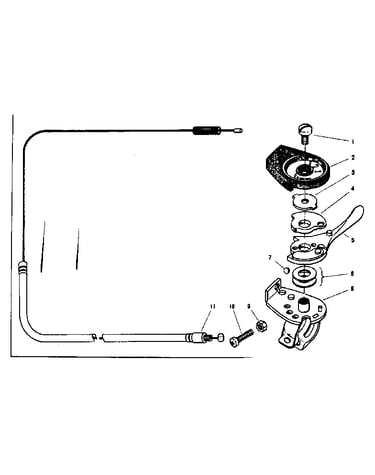 Trigger lever and cable assembly