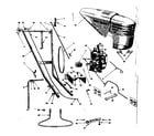 Craftsman 917575102 engine and handle assembly diagram