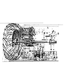 Hubs, wheels and fuel tank assembly