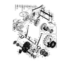 Craftsman 91760613 wheel assembly diagram