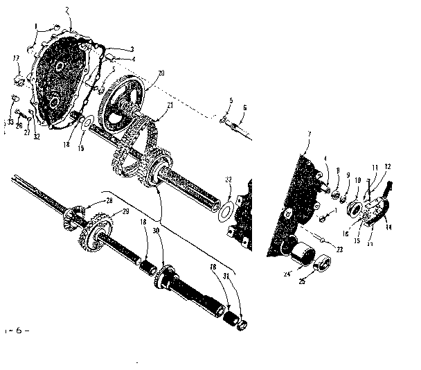 Axle tube and bearings