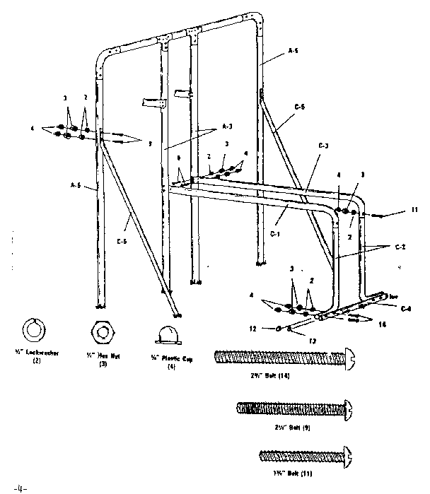 Parallel bar assembly