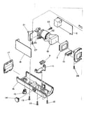 Crt and bottom case assembly