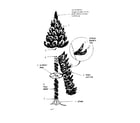 Sears 635954430 replacement parts diagram