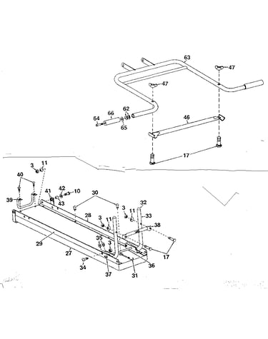 Undercarriage and handlebar assembly