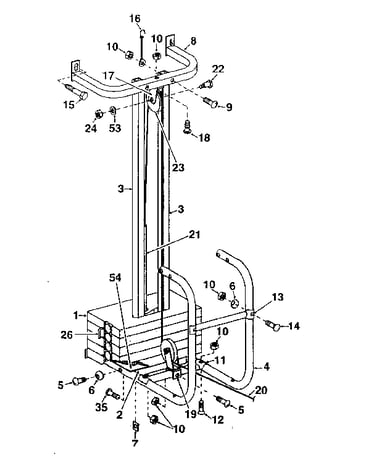 Main support tube assembly