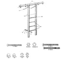 Sears 51272257-82 climber leg assembly diagram