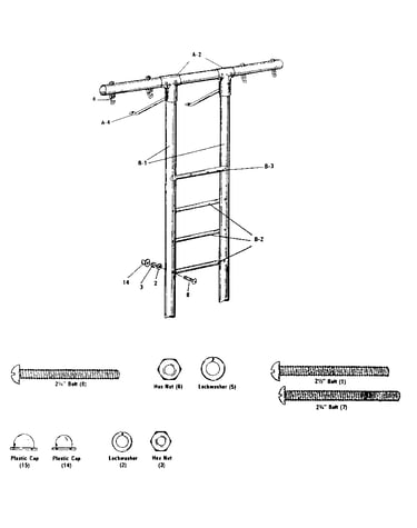Climber leg assembly