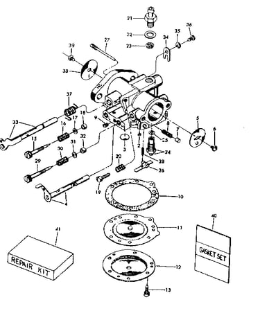 Carburetor #630710-model hc-6a