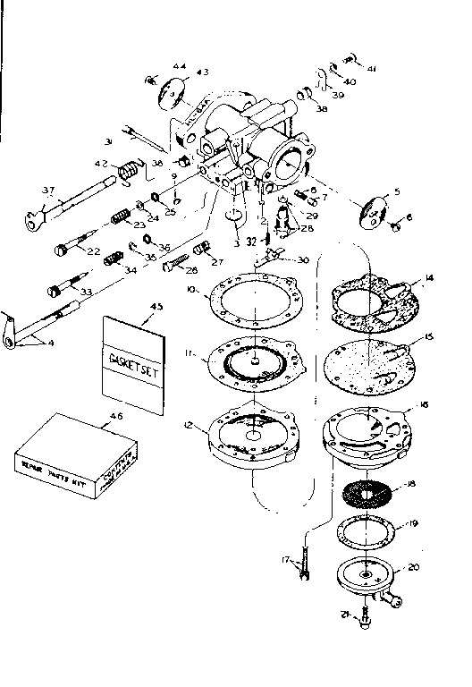 Carburetor hl64a