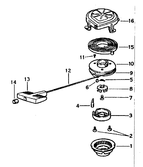 REWIND STARTER NO. 590291