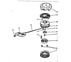 Craftsman 91760027 rewind starter no. 590285 diagram