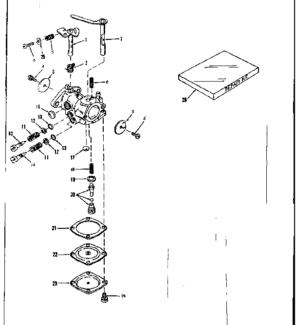 Carburetor no. 630795
