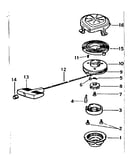 Rewind starter no. 590291