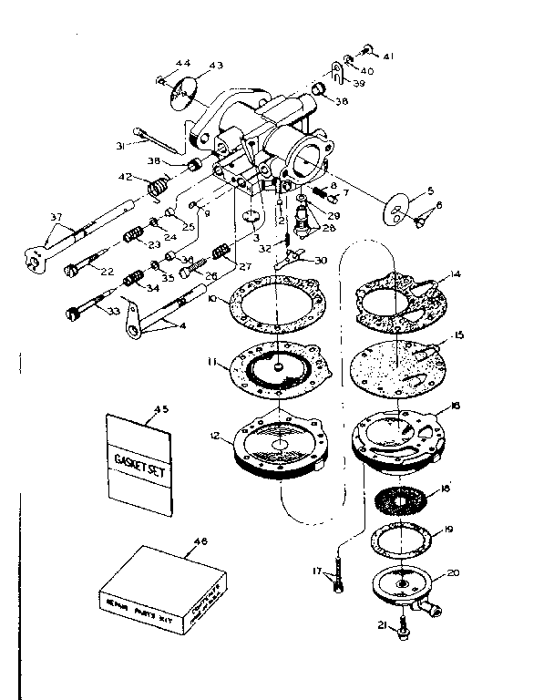Fuel pump body