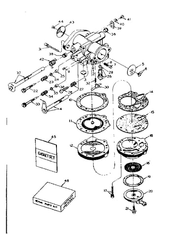 Fuel pump body