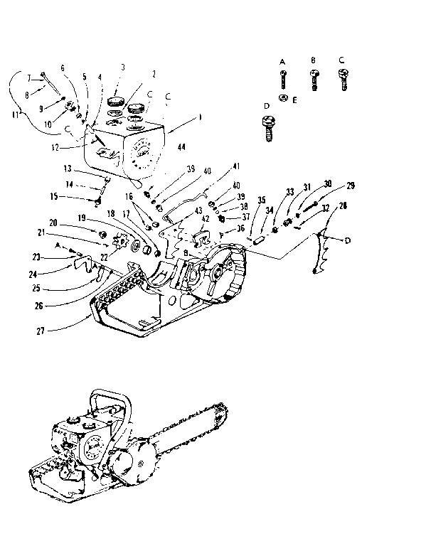 TANK AND COVER ASSEMBLY