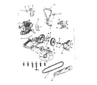 Craftsman 91760034 engine and main frame diagram