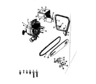 Craftsman 91760036 engine/chain and guide bar diagram