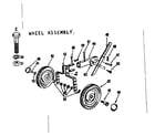 Craftsman 91762407 wheel assembly diagram