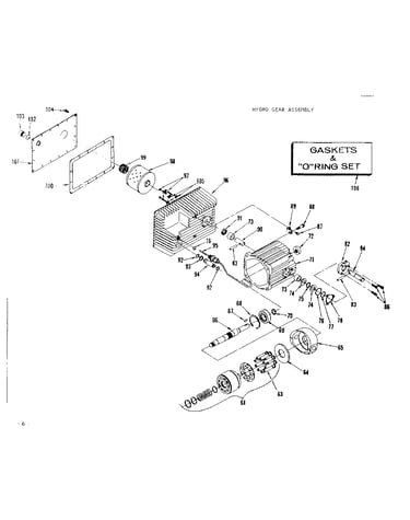 Hydro gear assembly