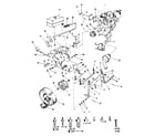 Craftsman 91725481 engine and front axel diagram