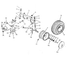 Craftsman 91725501 front axle assembly diagram