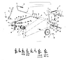 Craftsman 91725550 idler & breaking assembly diagram