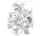 Craftsman 91725580 front section diagram