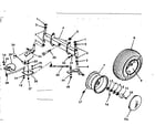 Craftsman 91725600 front axle assembly diagram