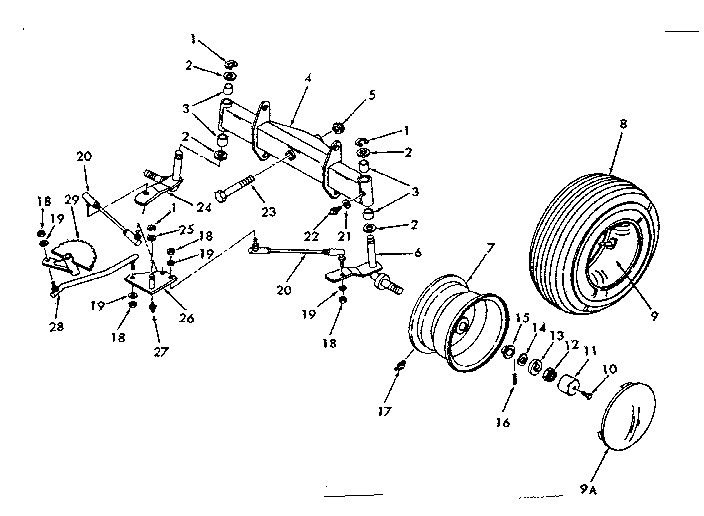 Front axle