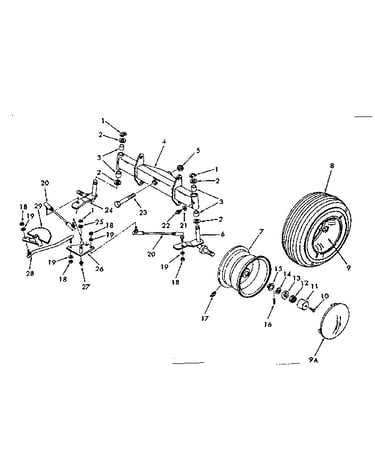 Front axle
