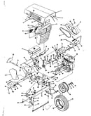 Engine and front axel