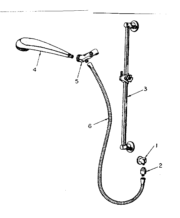 Personal shower 824h u/r no. 82150