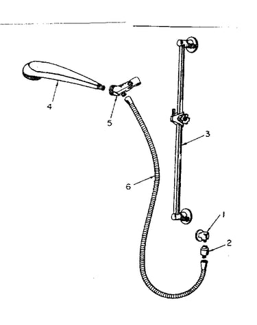 Personal shower 824h u/r no. 82150