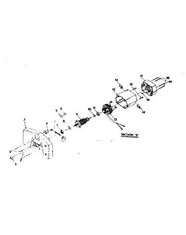 Field and armature assembly